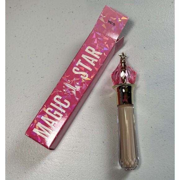 Jeffree Star NIB Hand Mirror Soft Touch Concealer Lipstick Eyeshadow & Powder - Picture 8 of 16